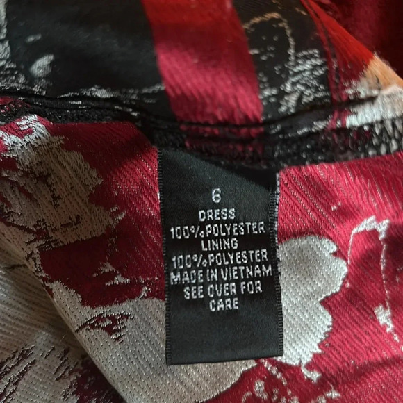 AGB fashion Luxe Floral Jacquard Mini party dress Sz 6 - Picture 11 of 15